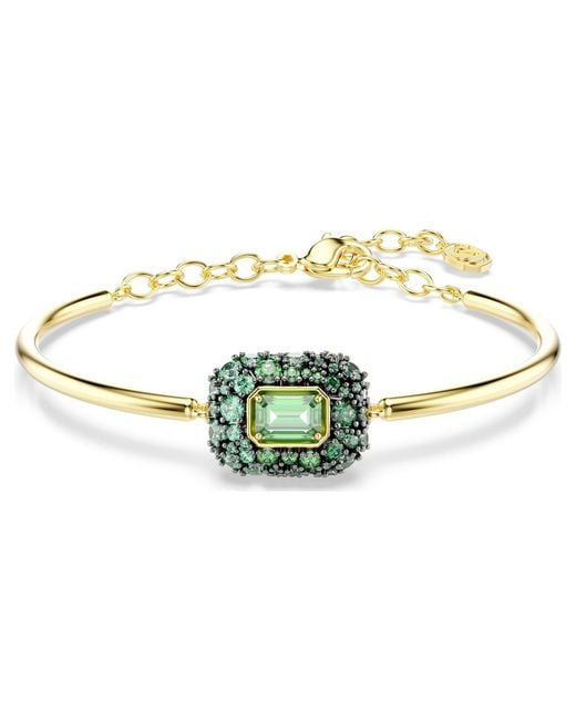 Swarovski Metallic Sublima 18K Plated Octagon Cut Bangle for men