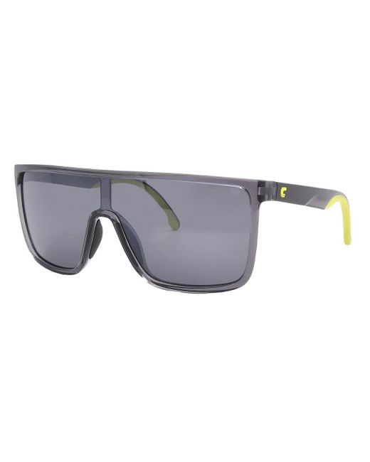 Carrera Gray Silver Browline Sunglasses 8060/s 03u5/t4 99 for men