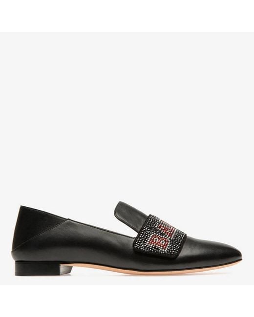 Bally Black Jannie Lamb Leather Slippers, Brand Size 40 Us