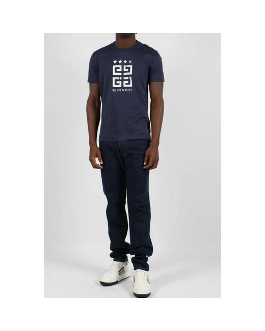 Givenchy Blue Classic Slim Fit Pants_Indigo for men