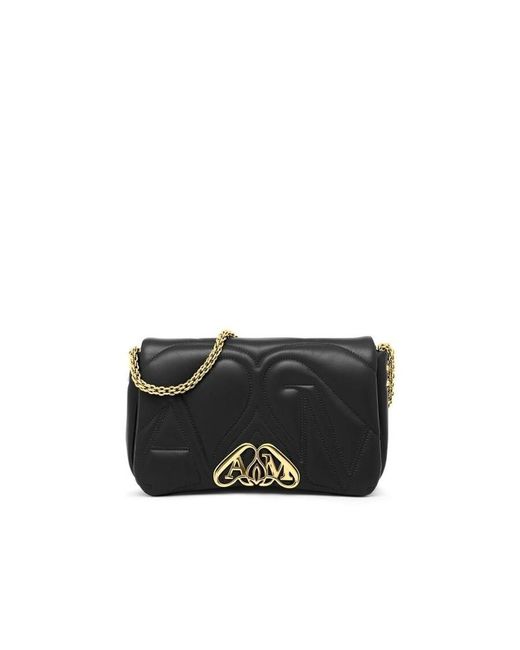 Alexander McQueen Black The Seal Bag