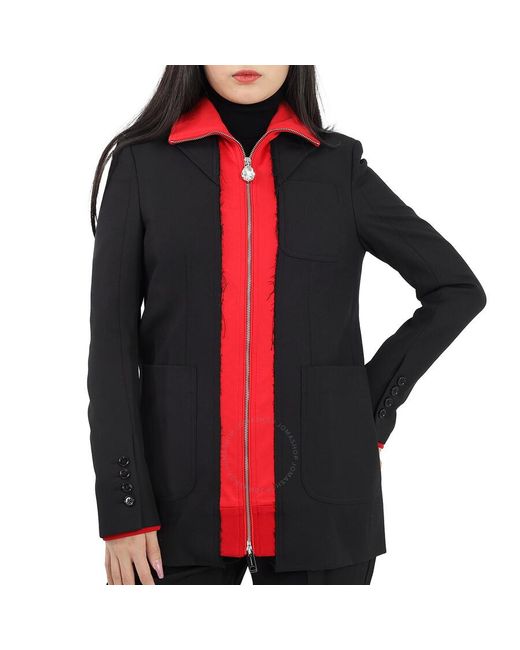 Burberry Red Wool Jacket