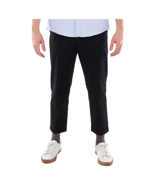 KENZO Black Classic Straight-Leg Chino Pants, Brand Size 42 (Us for men