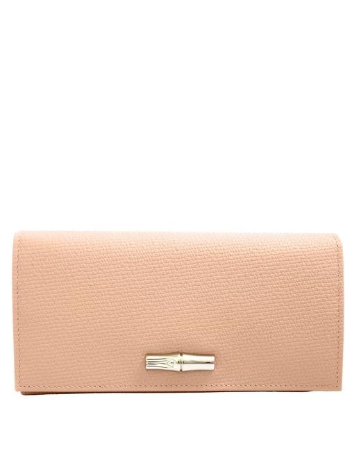 Longchamp Natural Roseau 3.9 X 7.7