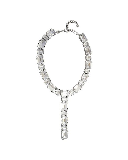 Swarovski Metallic Millenia Rhodium Plated Crystal Necklace