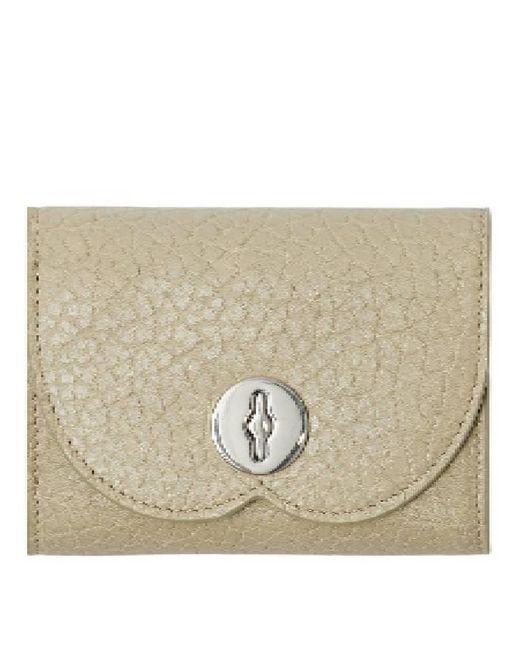 Burberry Metallic Embossed Equestrian Knight Chess Compact Wallet for men