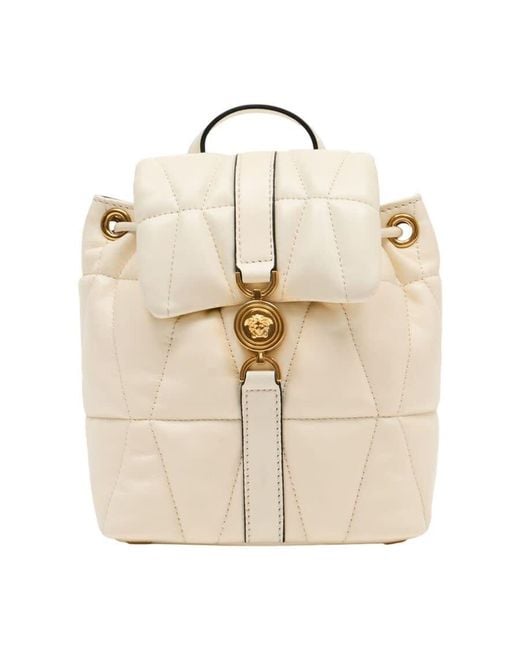 Versace Natural Quilted Lambskin Backpack for men