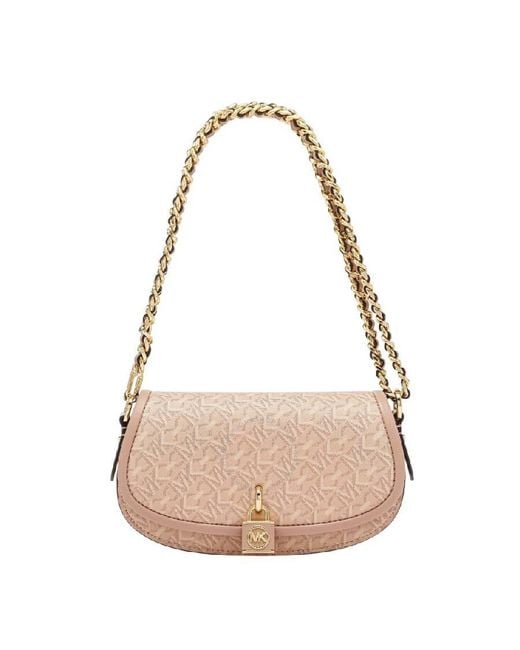 Michael Kors Pink Empire Chain Strap Bag