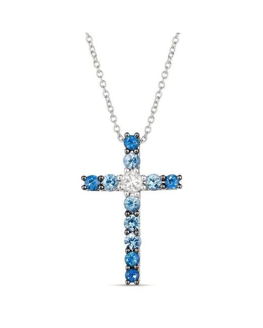 Le Vian Blue Ladies Denim Balayage Collection Necklaces Set