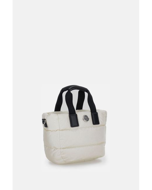 Moncler White Caradoc Mini Bag