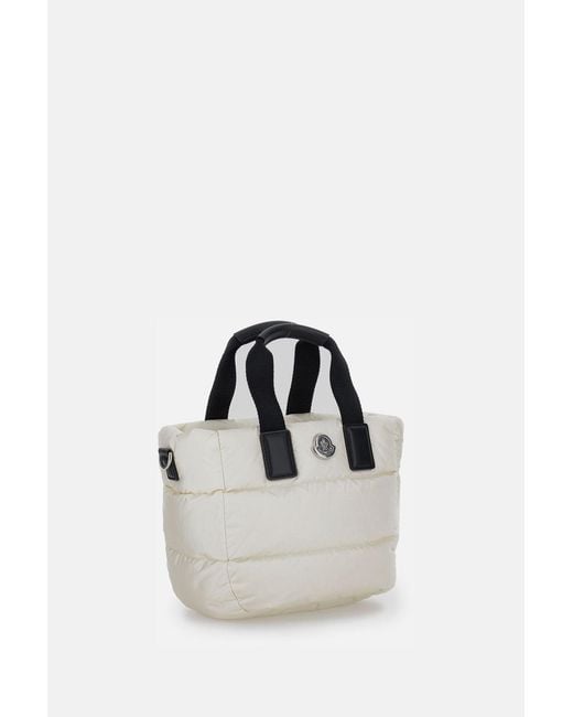 Moncler White Caradoc Mini Bag