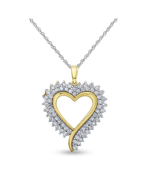 Brilliant Diamond Metallic Sterling 2.00 Carat Lab Grown Diamond Pendant Necklace For