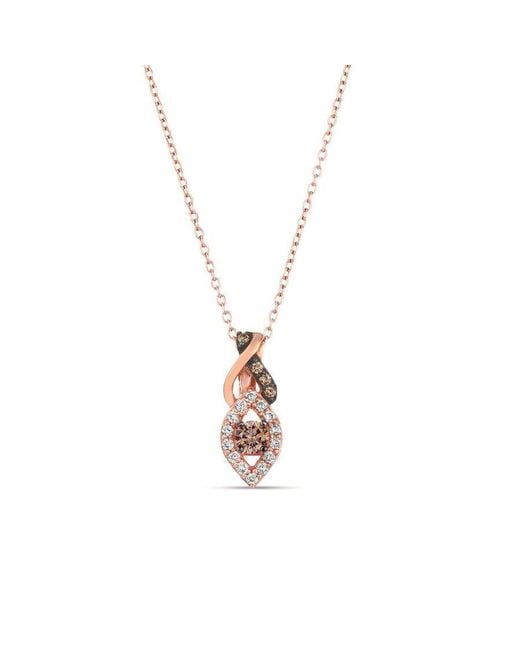 Le Vian Metallic Ladies Chocolate Solitaire Necklaces Set for men