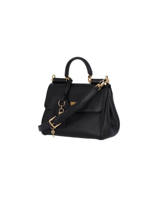 Dolce & Gabbana Black My Sicily Handbag
