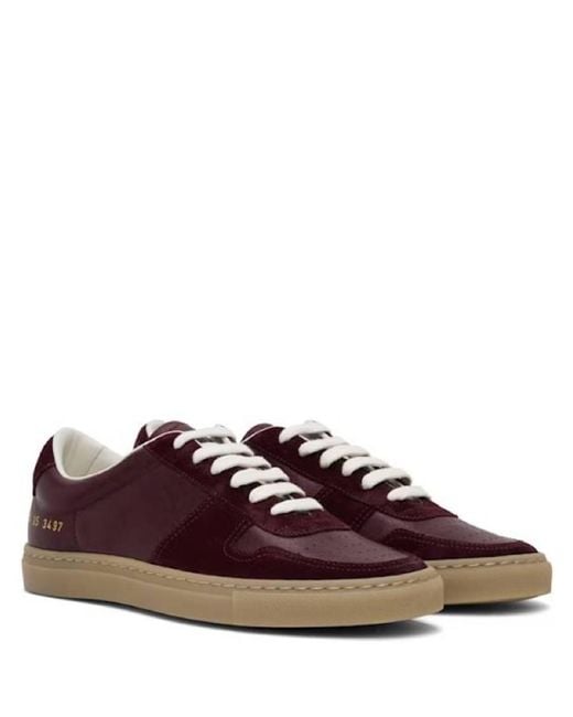 Common Projects Brown Bball Low Top Sneakers