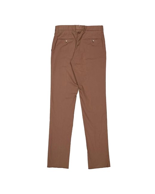 Zegna Brown Classic Long Formal Trousers, Brand Size 54 Us for men
