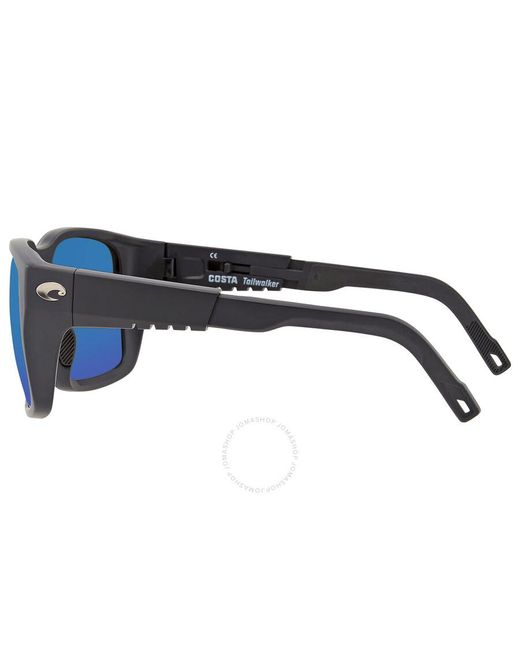 Costa Del Mar Cta Del Mar Tailwalker Blue Mirror Rectangular Sunglasses  11 Obmglp for men