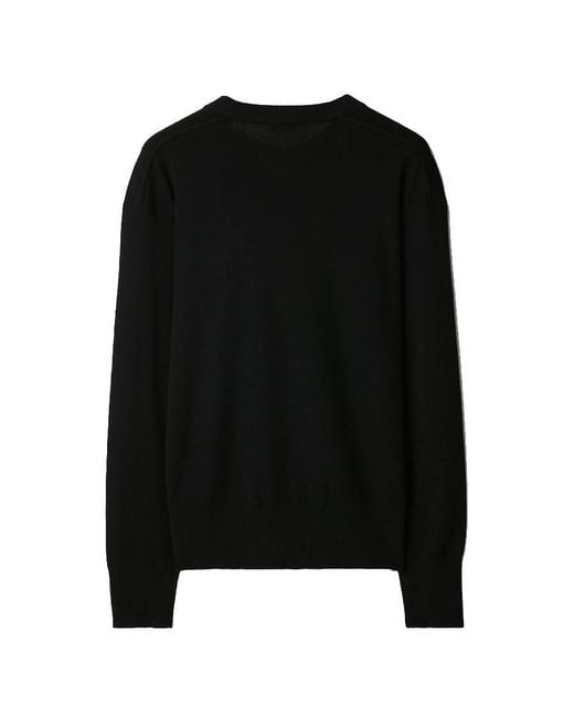 Burberry Black Lightweight Wool Jumper for men