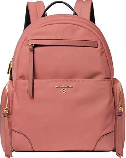 Michael Kors Pink Prescott Large Nylon Backpack