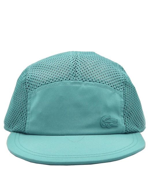Lacoste Green Silicone Crocodile Mesh Cap for men