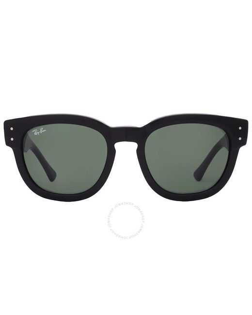 Ray-Ban Black Mega Hawkeye Green Square Sunglasses Rb0298s 901/31 53