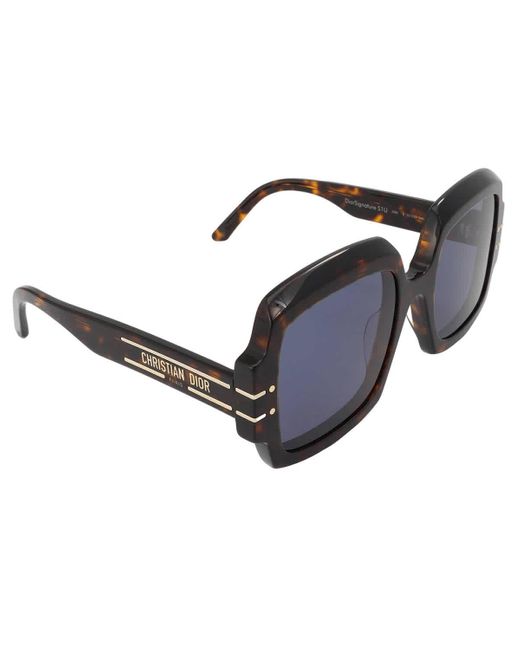 Dior Blue Square Sunglasses Signature S1u 20b0 55