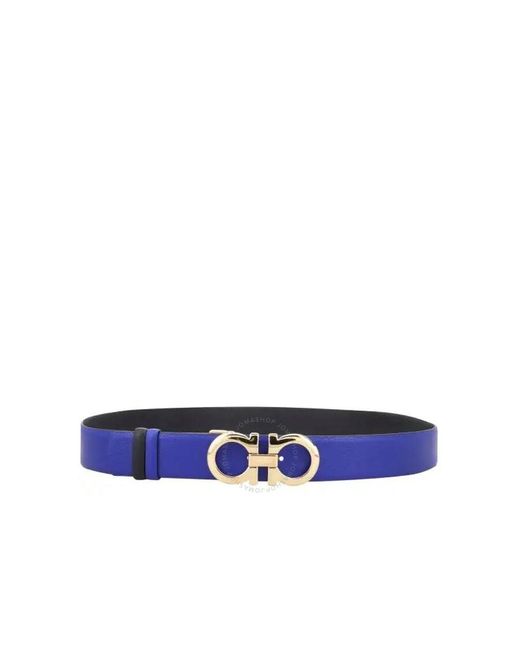 Ferragamo Blue Reversible