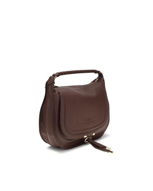 Chloé Brown Chlo Calf Leather Shoulder Bag