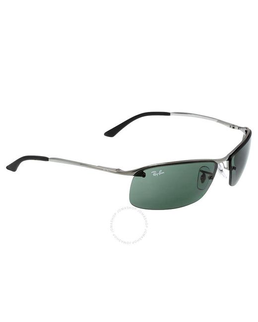 Ray-Ban Green Classic Rectangular Sunglasses Rb3183 004/71 63