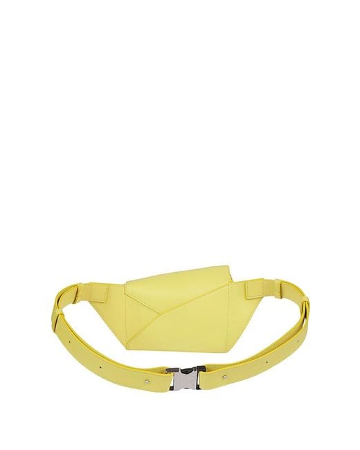 Loewe Yellow Anagram Motif Puzzle Belt Bag for men