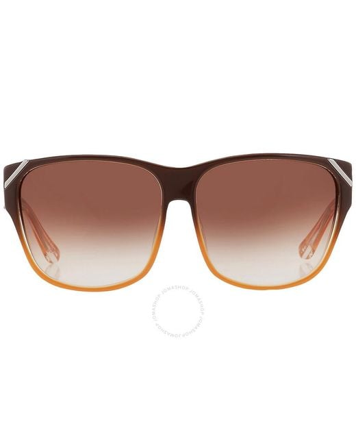 Yohji Yamamoto X Linda Farrow Brown Gradient Square Sunglasses Yy15 Pick C3