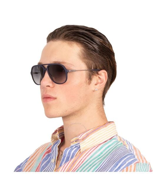 Ferragamo Blue Gradient Navigator Sunglasses Sf999s 414 60 for men