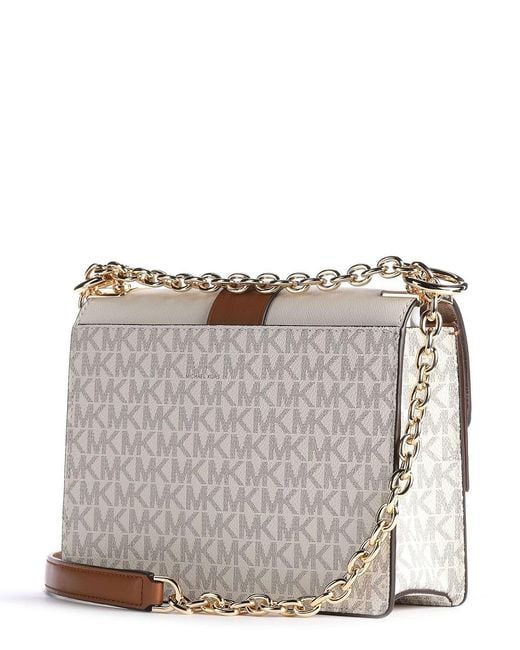 Michael Kors Natural Ladies Greenwich Small Presbyopia Crossbody Bag