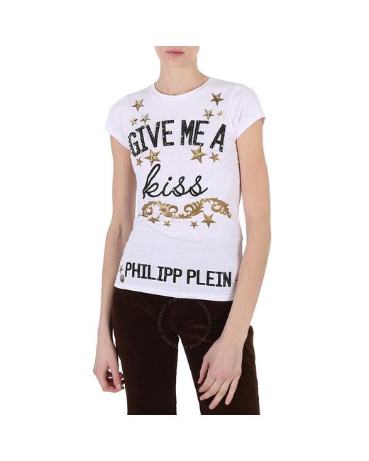 Philipp Plein Black Olev Cotton Jersey T-shirt