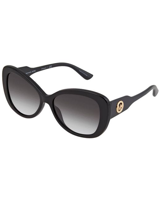 Michael Kors Black Positano Gradient Butterfly Sunglasses Mk2120 30058g 56