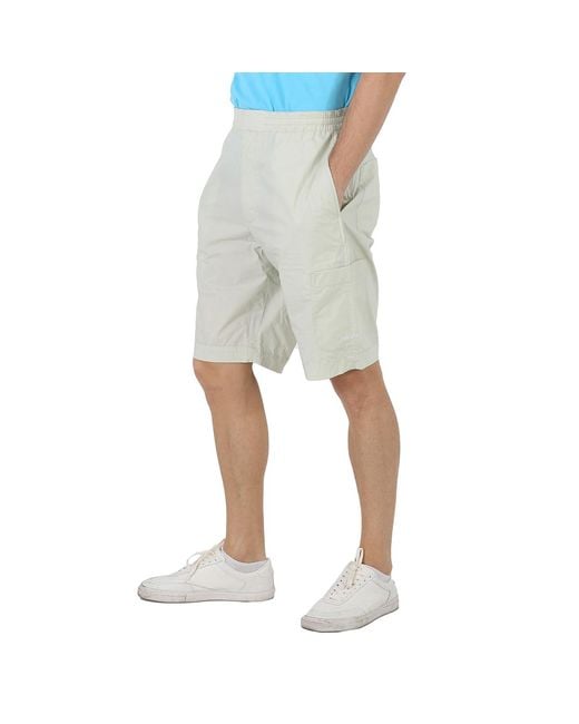 Ambush Natural Lily Drawstring Cotton Bermuda Shorts for men