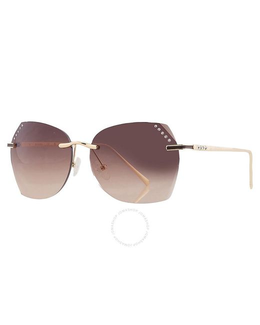 Guess Factory Brown Gradient Butterfly Sunglasses Gf0384 32f 61