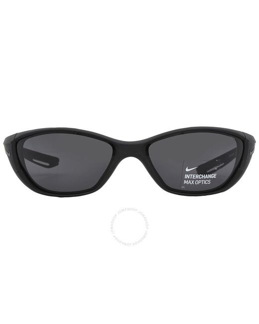 Nike Gray Dark Grey Wrap Sunglasses Zone Dz7356 010 66 for men