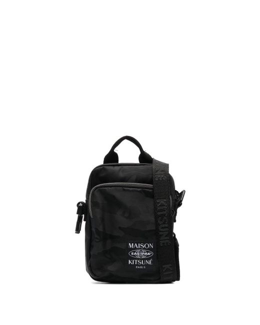 Maison Kitsuné Black X Eastpak Crossbody Bag for men