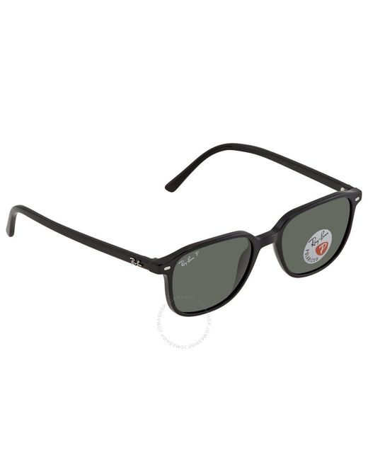 Ray-Ban Multicolor Leonard Polarized Green Classic G-15 Square Sunglasses Rb2193 901/58 51
