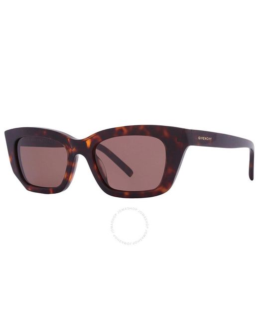 Givenchy Brown Cat Eye Sunglasses Gv40015u 52e 53