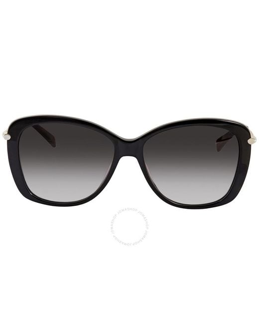 Longchamp Black Gradient Butterfly Sunglasses Lo616s 005 56