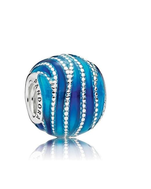 Pandora Blue Wave Charm
