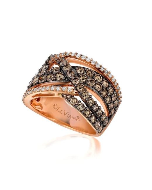 Le Vian Metallic Ladies Chocolate Diamond Rings Set