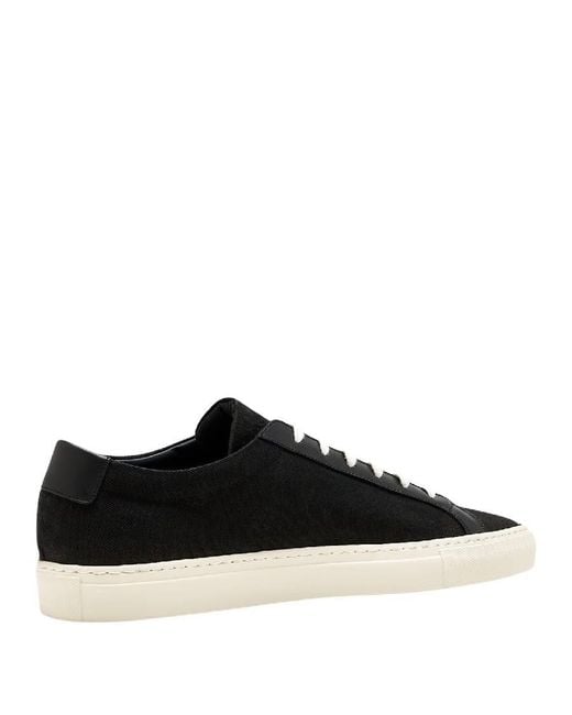 Common Projects Black Achilles Leather Sneakers for men
