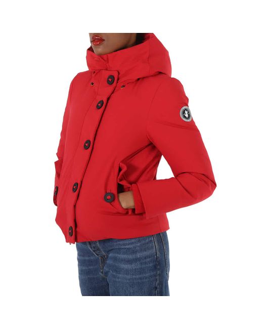Save The Duck Red Shanon Padded Jacket