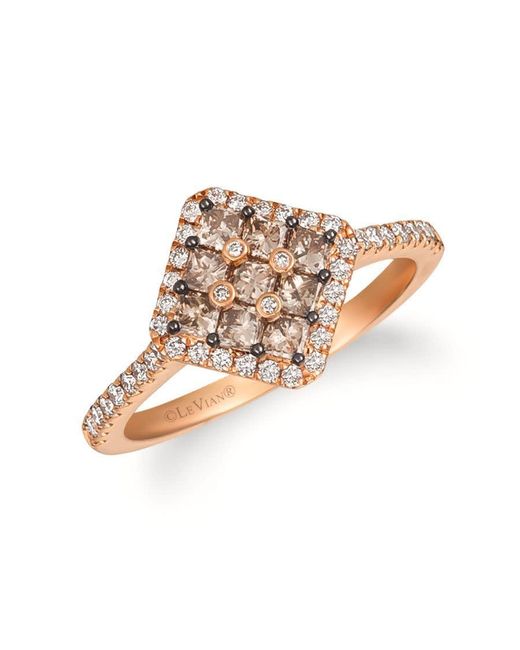 Le Vian Natural Ladies Chocolate And Strawberry Clusters Rings Set for men