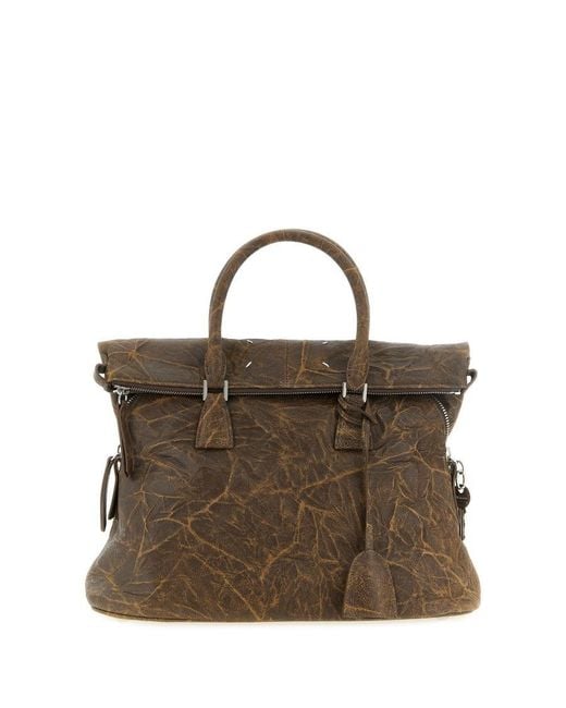 Maison Margiela Brown 5Ac Shoulder Bag for men