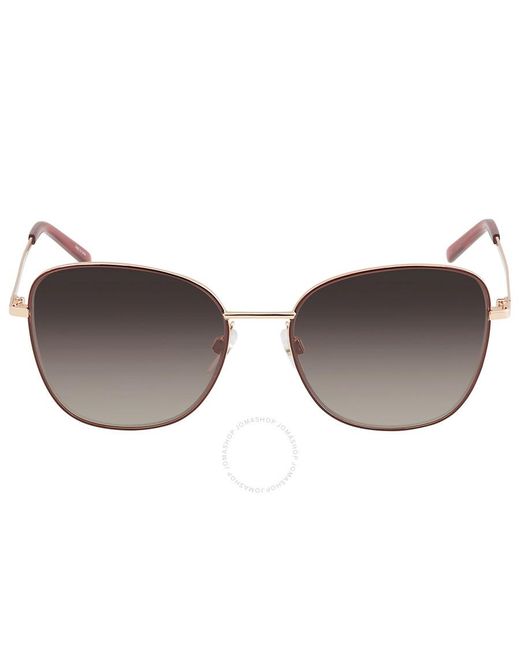 Marc Jacobs Brown Gradient Butterfly Sunglasses