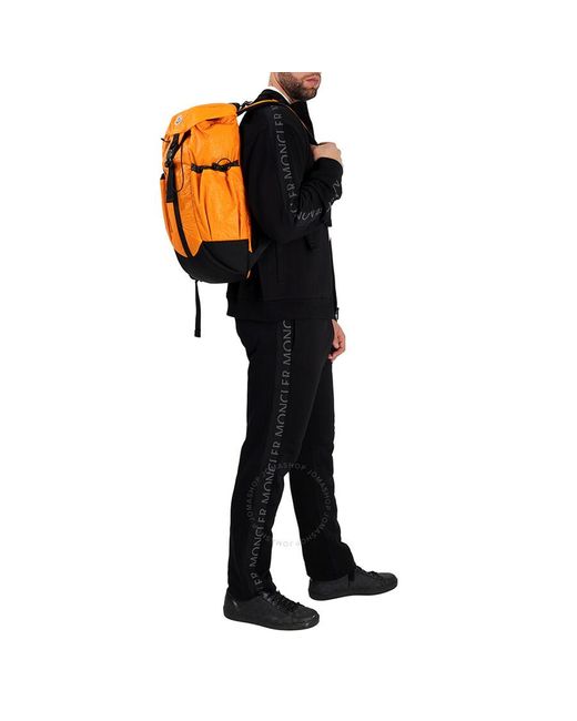 Moncler Orange Travel Jet Rusksack Backpack for men